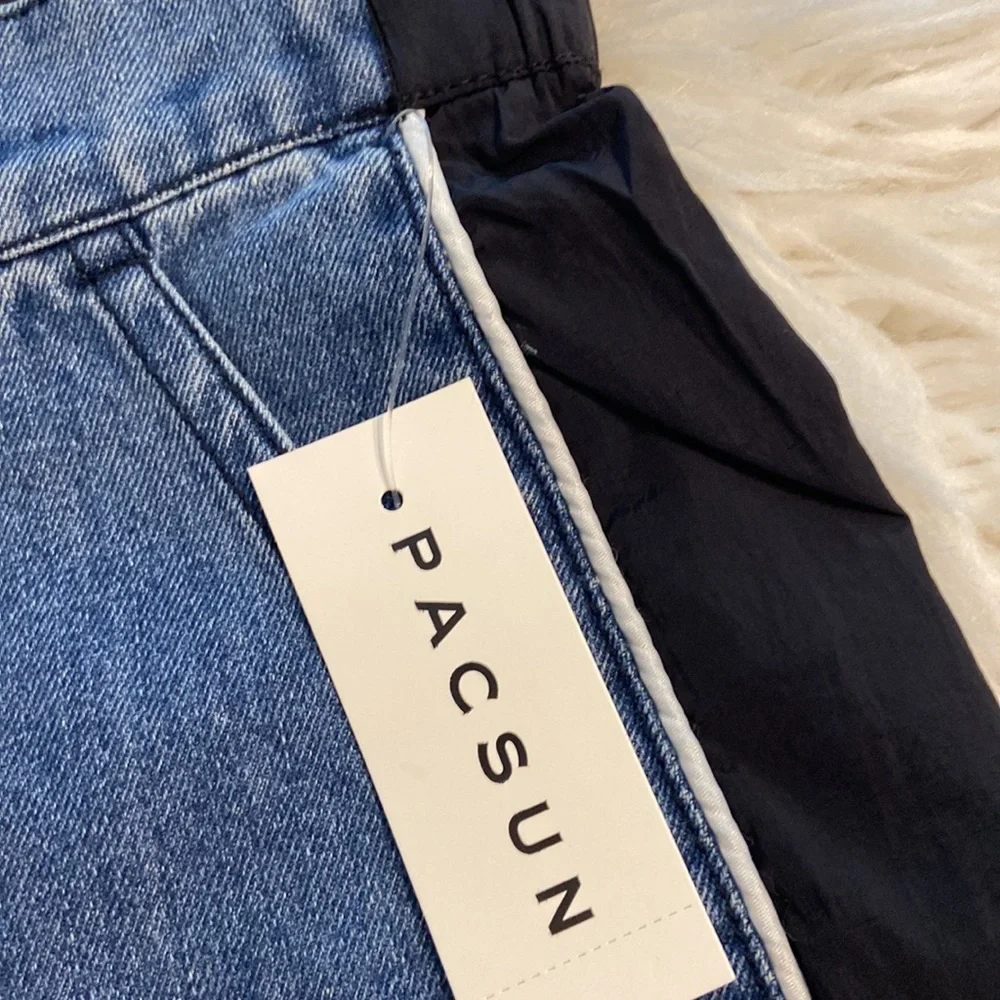 PacSun Blue Flare Wide-Leg Jeans size XS brand new inseam 32” waist 28” - Picture 12 of 12